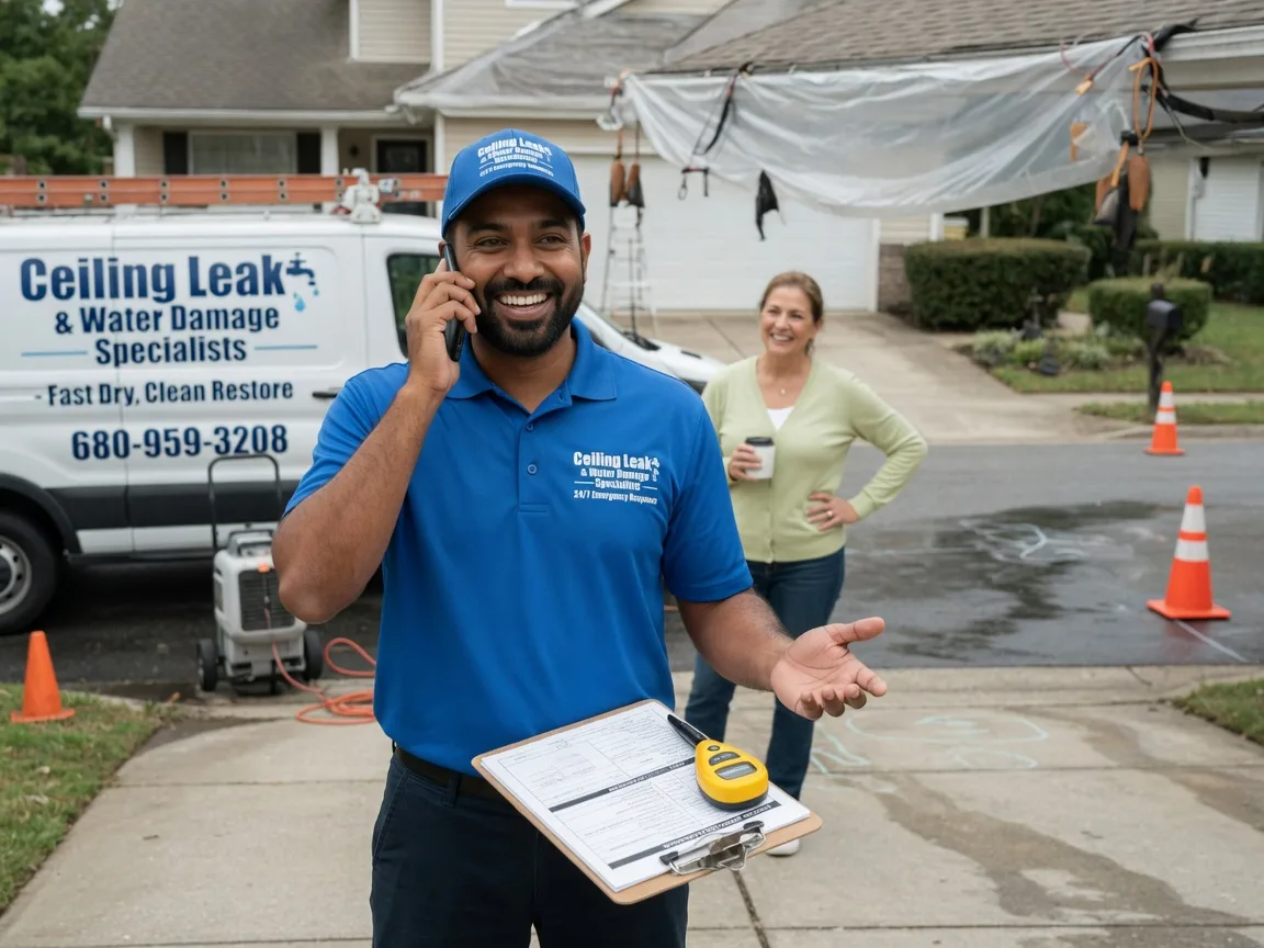 Ceiling Leak Cleanup Ellenton, GA FAQs